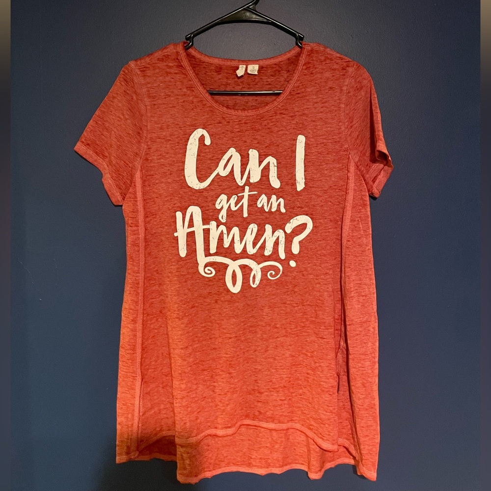 Pinkish Red Graphic Tee